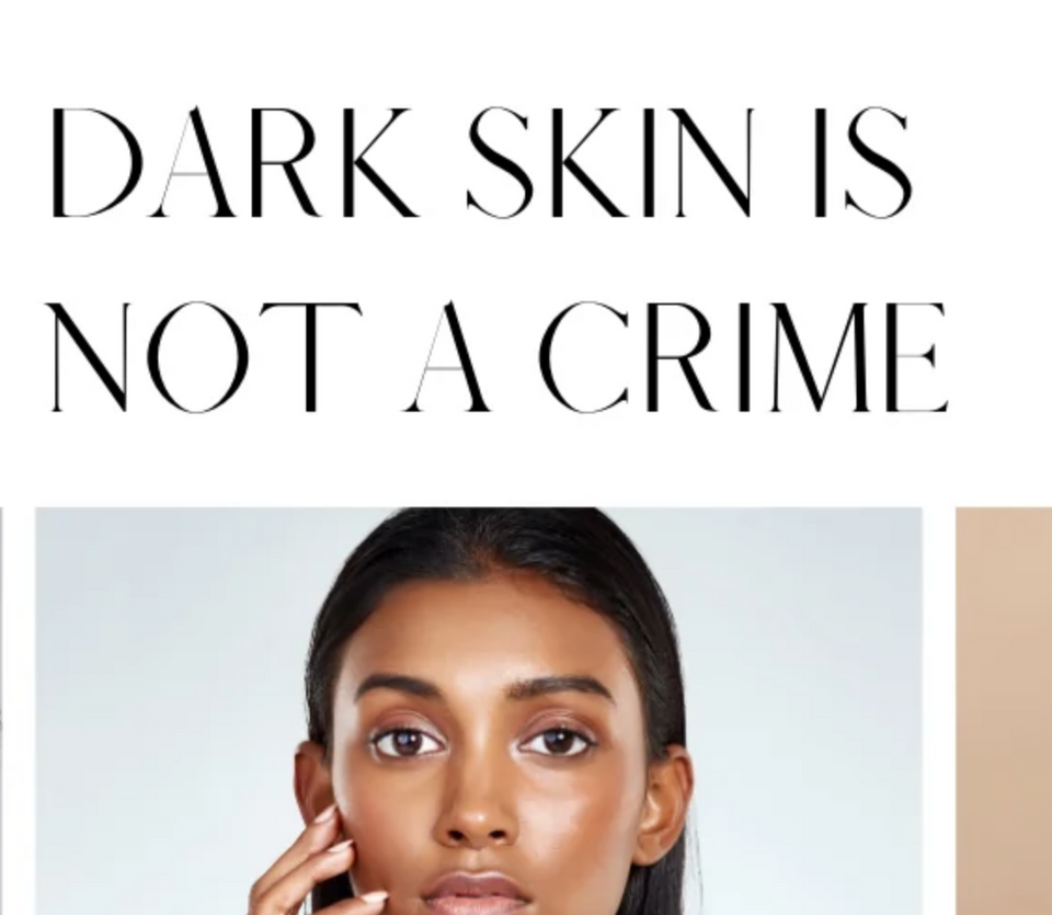 Dark Skin is Not a Crime